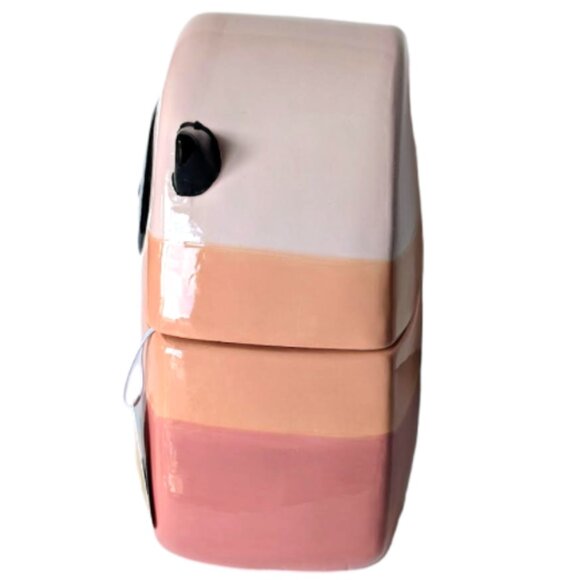 NWT Halloween Candy Corn Cat Jar Canister - Picture 6 of 6